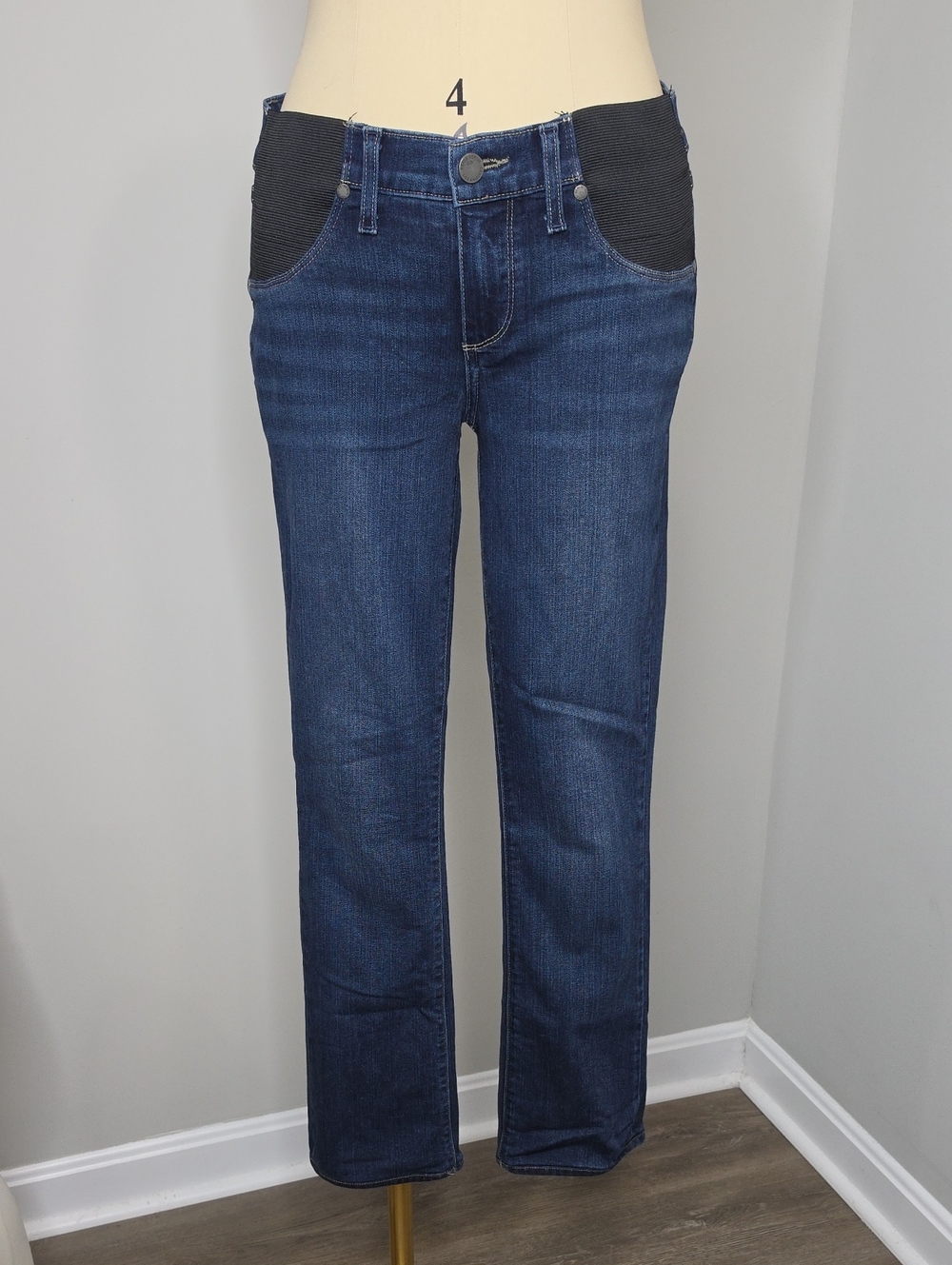 PAIGE Manhattan Maternity Bootcut Jeans Nottingham Wash Size 27